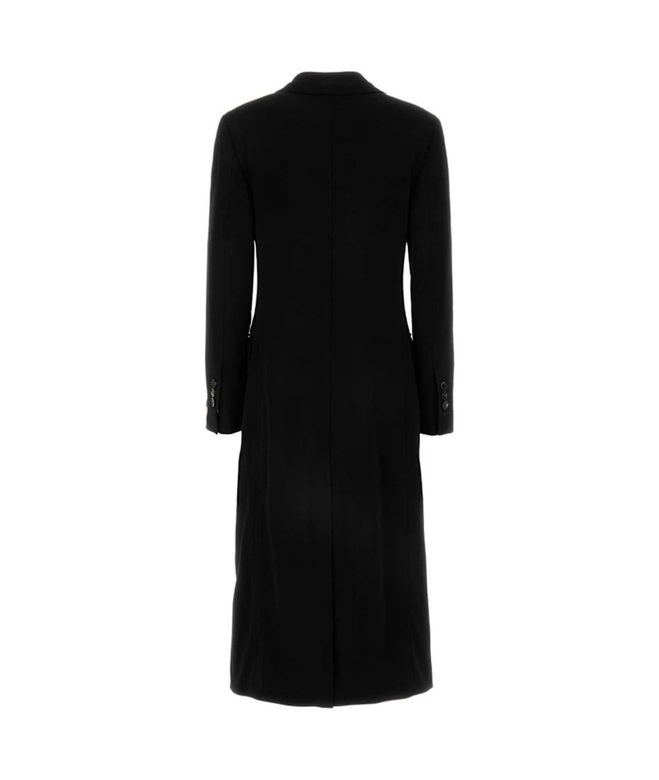 コート BOTTEGA VENETA Black Jersey Coat Bottega Veneta® Women's Matt Fluid Viscose Jersey Coat in