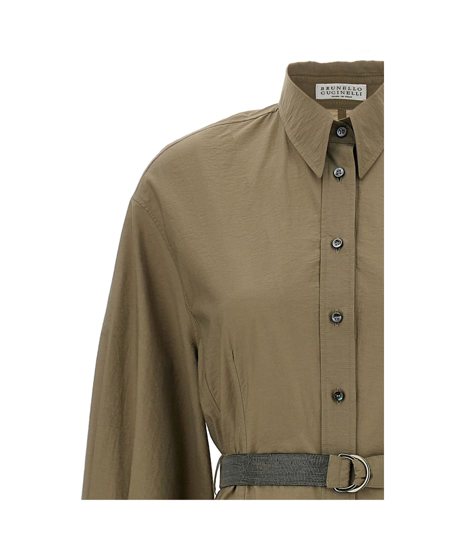 スカート BRUNELLO CUCINELLI Chemisier dress Beige Brunello Cucinelli Chemisier Dress | italist