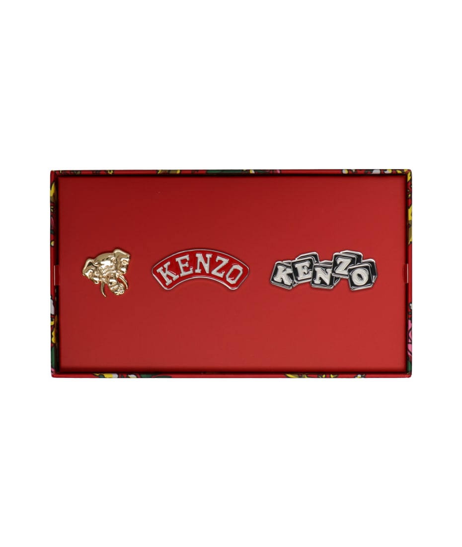 Kenzo Pins 3-pack - Multicolor
