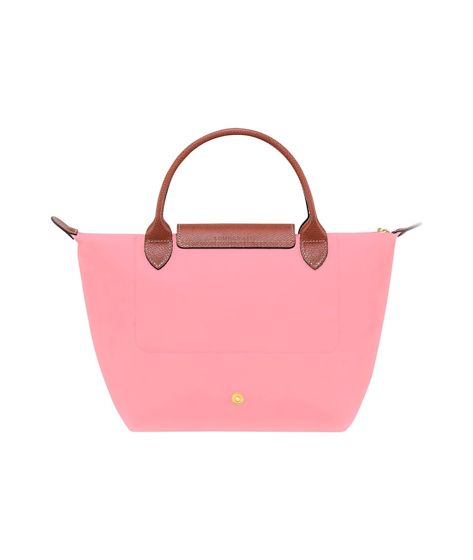 【送料&関税込】Longchamp le Pliage S Pink Handbag With Engr Longchamp 'm Le Pliage Original' Pink Handbag With Embossed