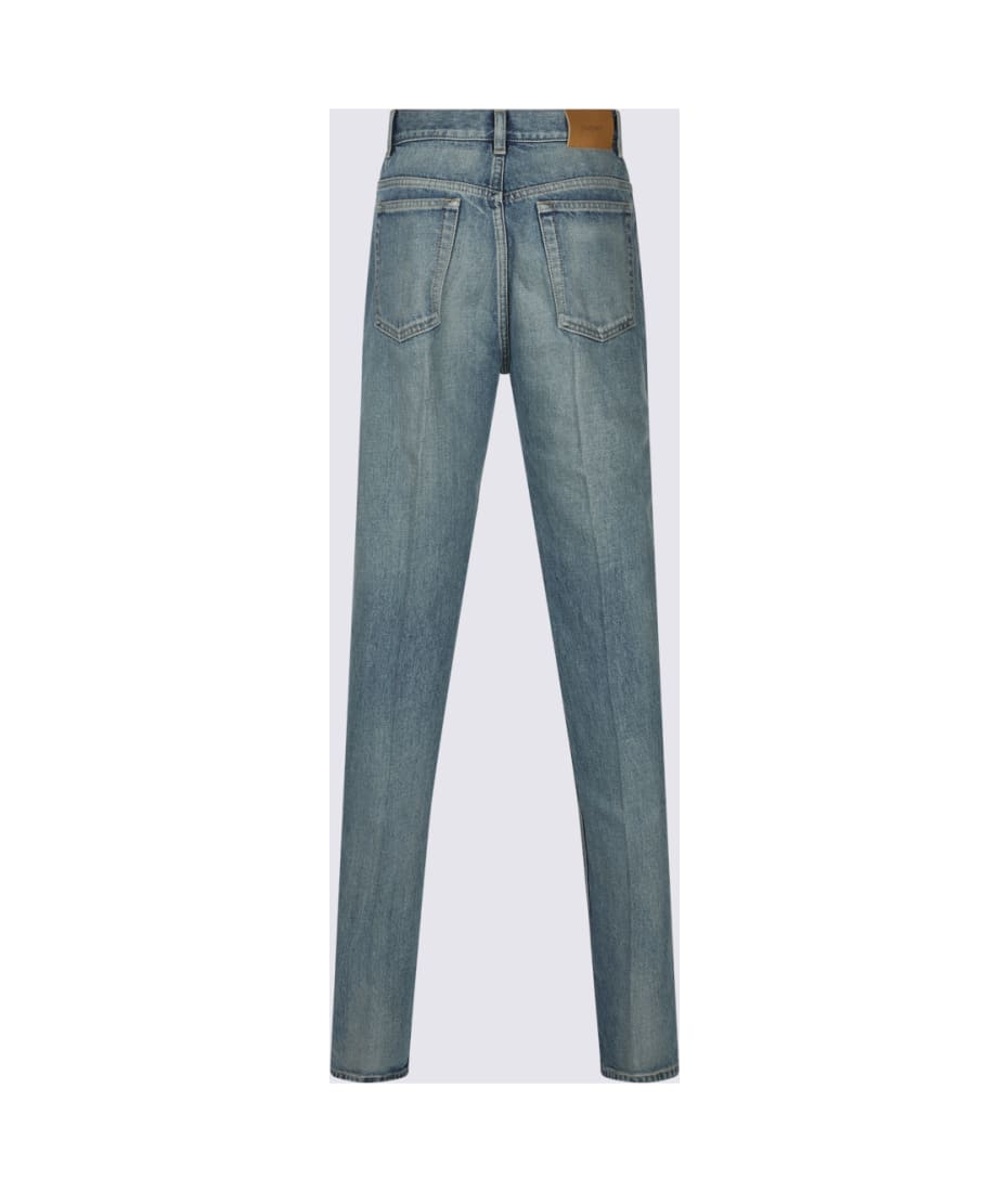 デニム・ジーパン SAINT LAURENT BLUE COTTON DENIM JEANS Saint Laurent Jeans, Size 29 US