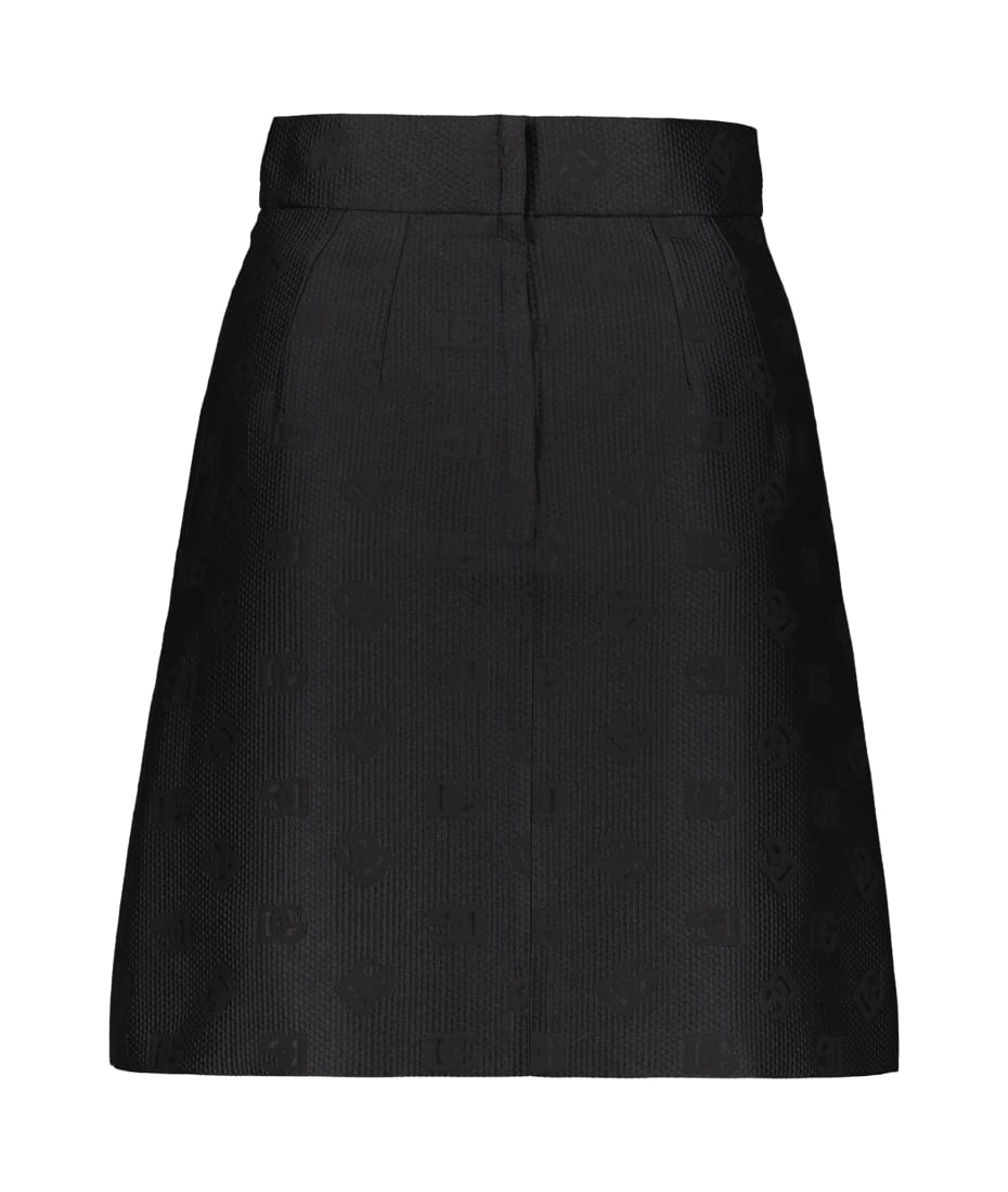【送料&関税込】Dolce & Gabbana Logo Monogram Skirt Dolce & Gabbana Knit Monogram Skirt | Harrods US