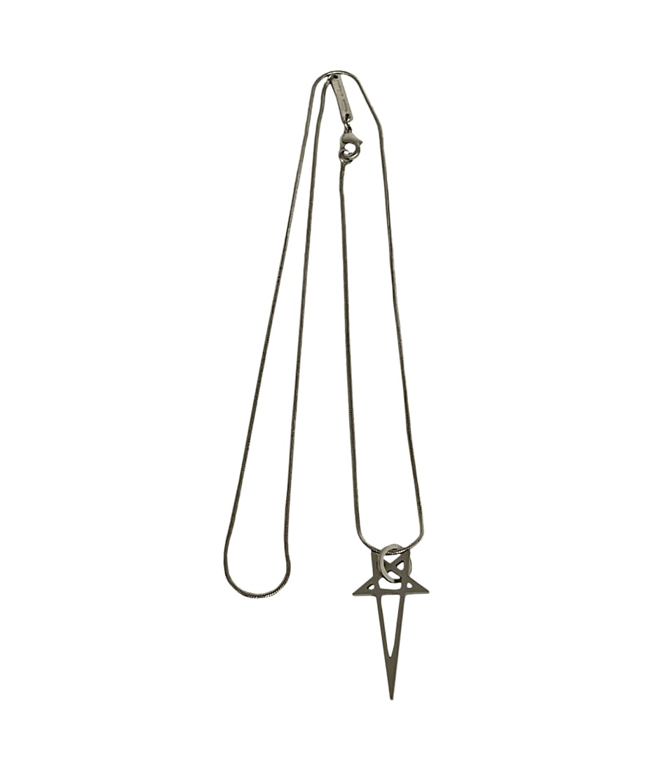 アクセサリー Rick Owens 24SS PENTAGRAM CHARM NECKLACE Rick Owens - Pentagram Charm Necklace | HBX - Globally