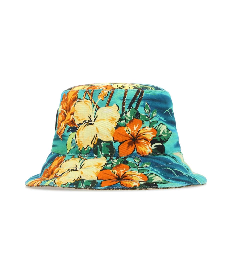 ハット GUCCI Printed Cotton Blend Hat Gucci Printed Cotton Blend Hat | italist