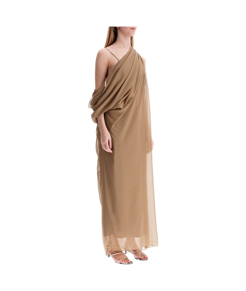 Khaite 'taj Chiffon Silk Dress' | italist