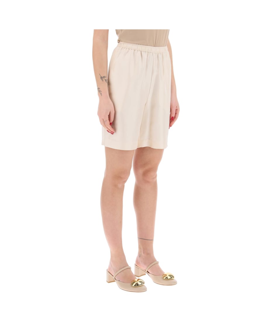 ショートパンツ Loulou Studio SHORTS (ZINIA SOFTVANILLA) ZINIA Silk shorts | Loulou de Saison