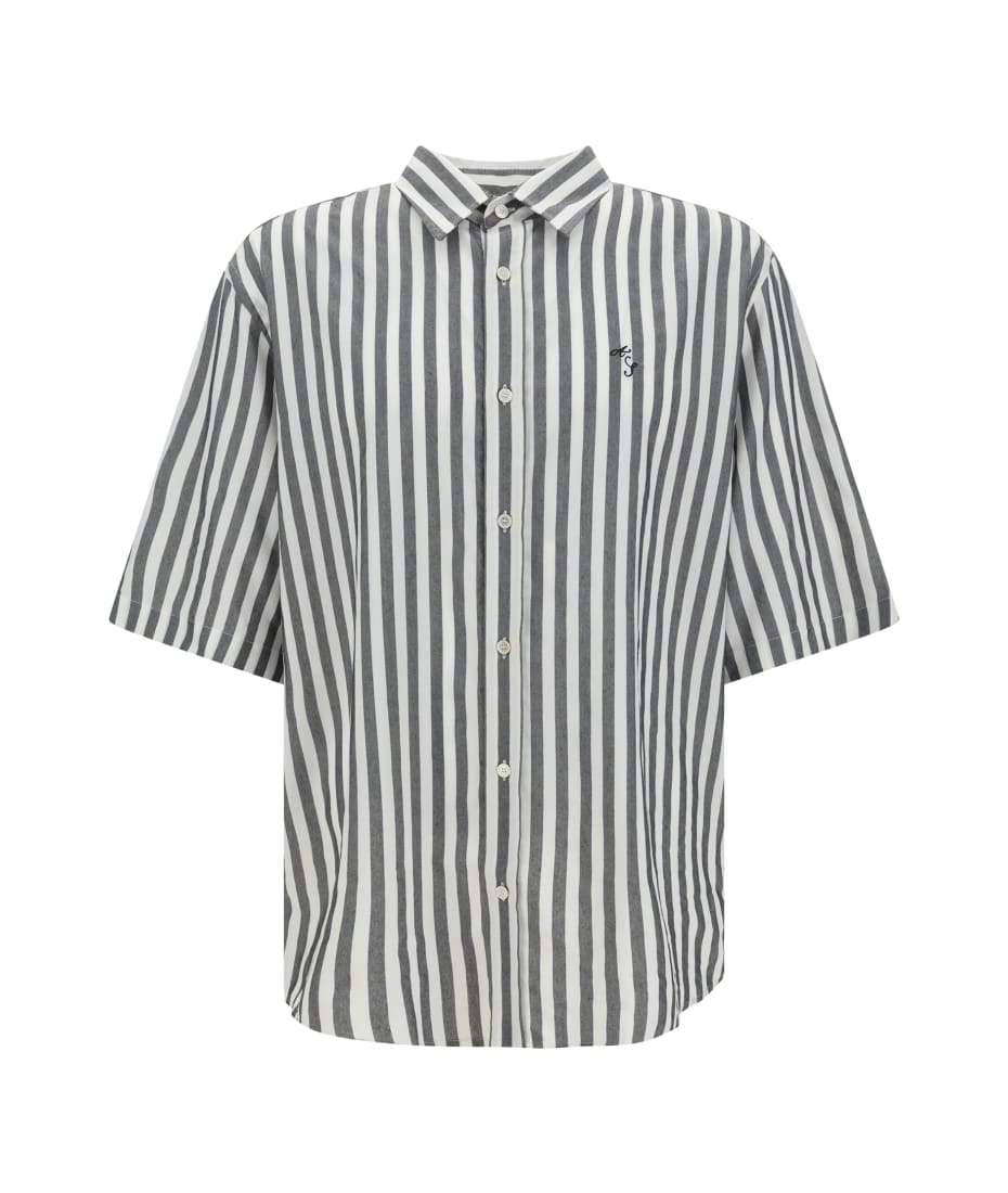 Acne Studious シャツ アクネ ストゥディオズ - ロゴ Tシャツ - リラックスフィット