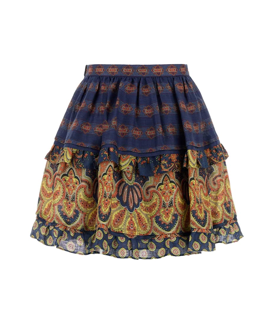 スカート Valentino Garavani Printed Linen Skirt Valentino Garavani Printed Linen Skirt | italist