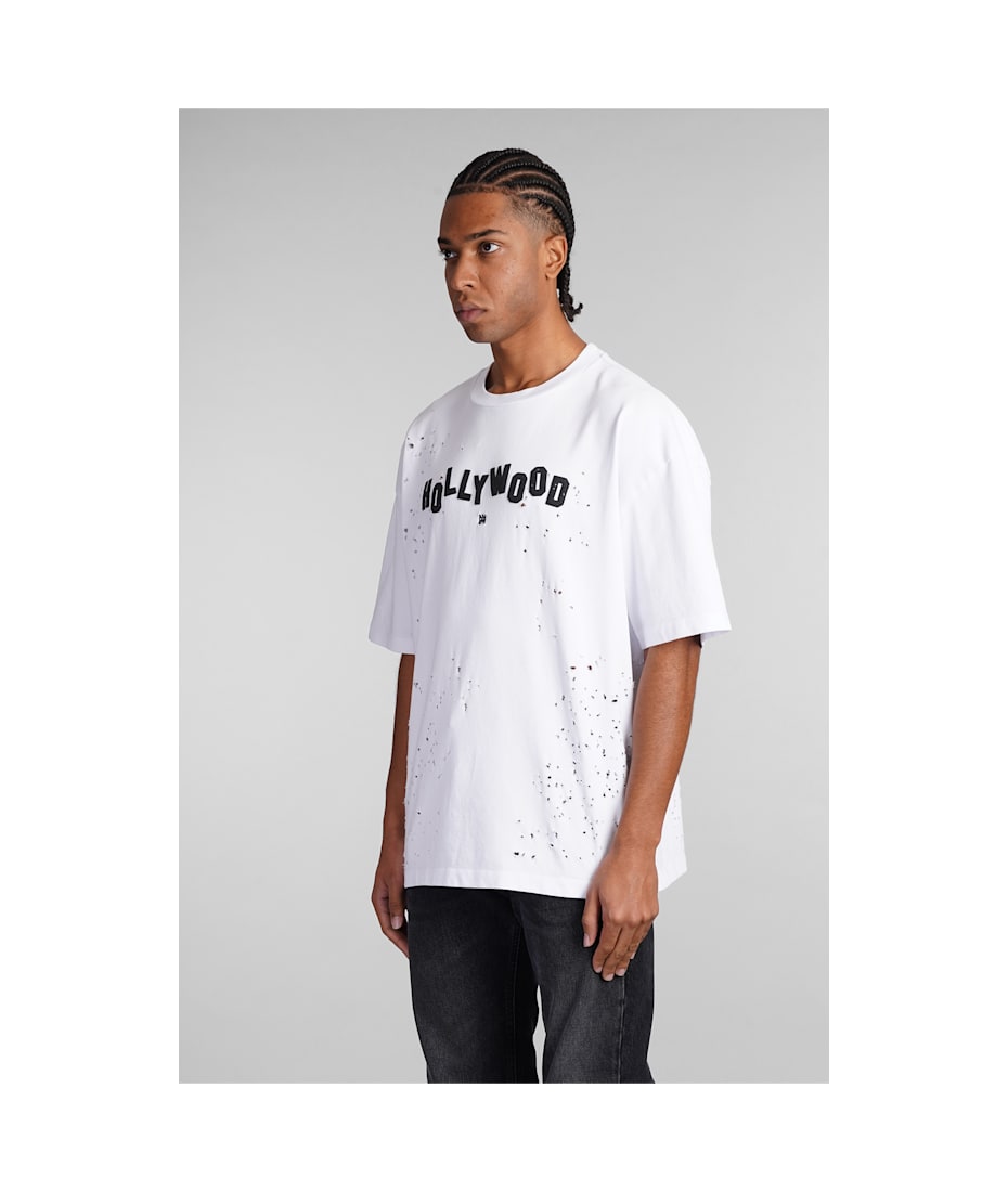 エターナルな魅力【AMIRI】コットンジャージ Tシャツ AMIRI コットンジャージー Tシャツ ロゴプリント入り | ミスター