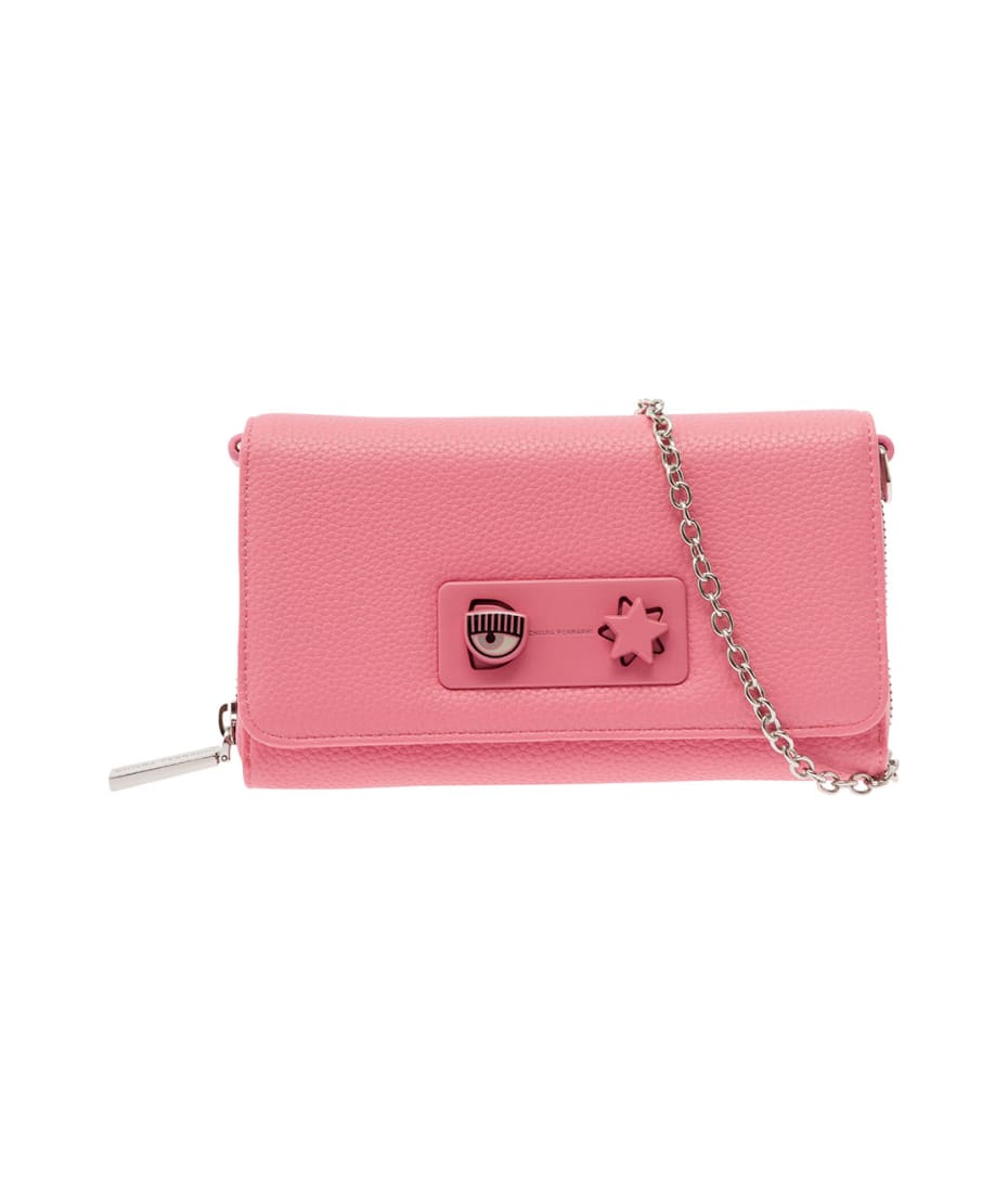 CHIARA FERRAGNI RANGE EYELIKE SKETCH WALLET - Wallet - sachet pink