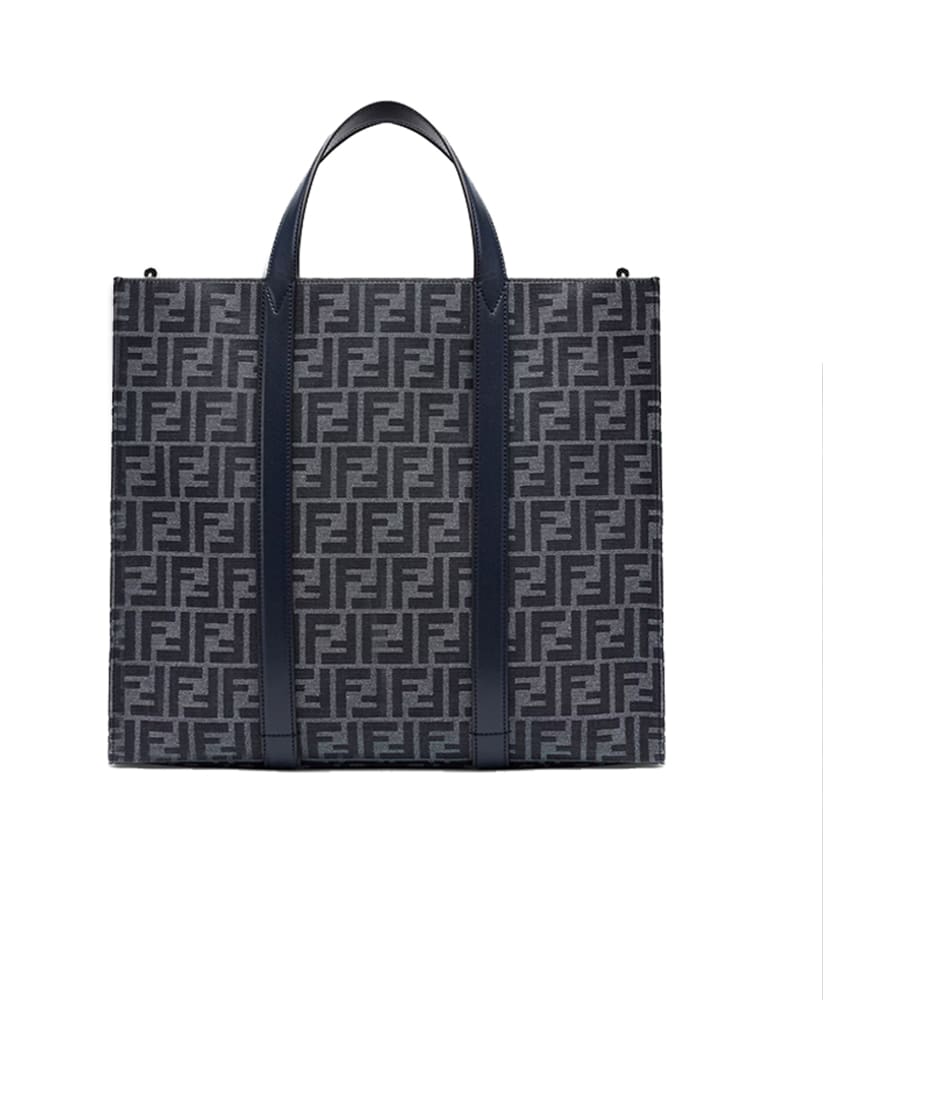 Fendi Embroidered Canvas Shopping Bag | italist