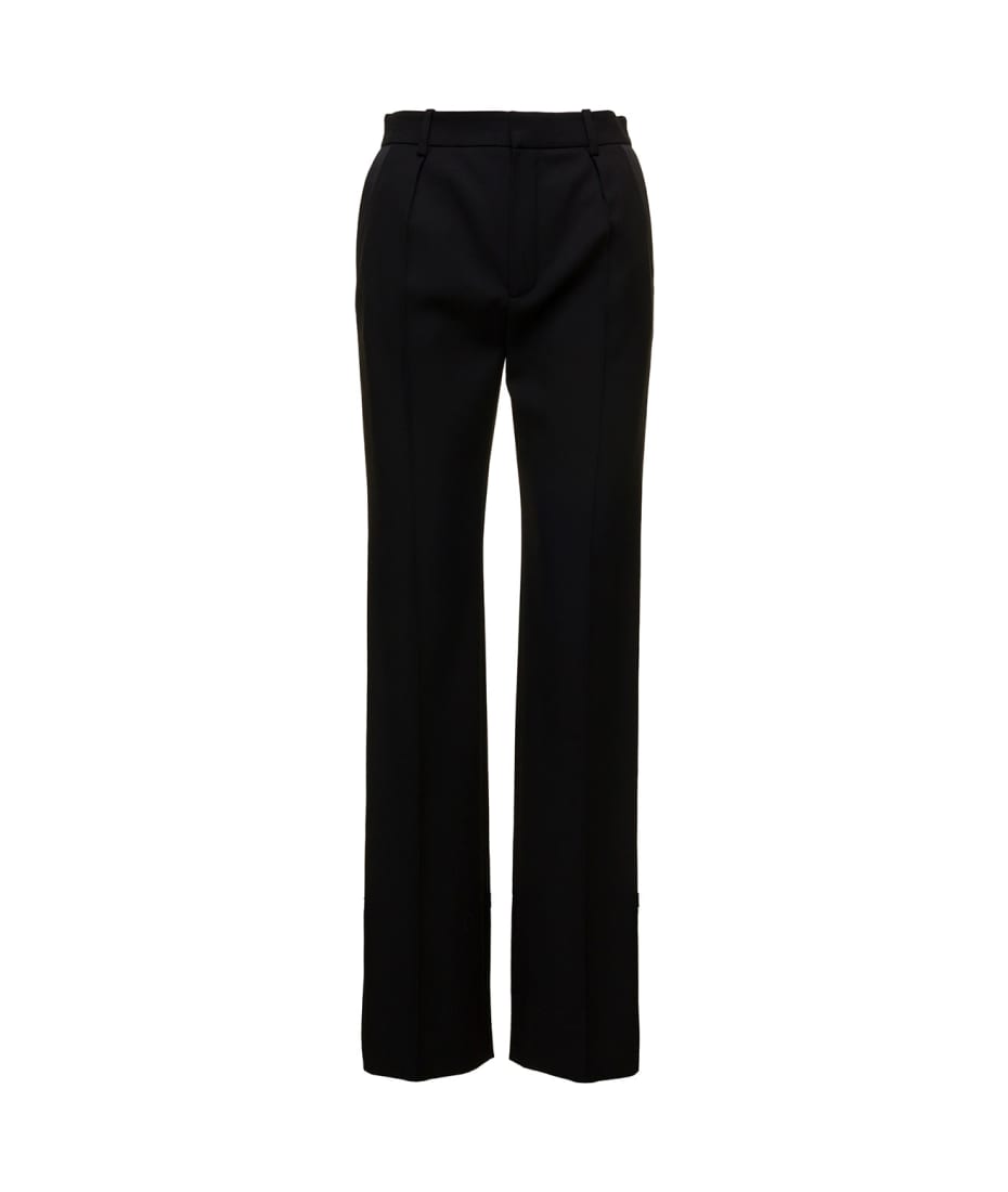 パンツ SAINT LAURENT Dark Brown Wool Pant Saint Laurent Dark Brown Wool Pant | italist