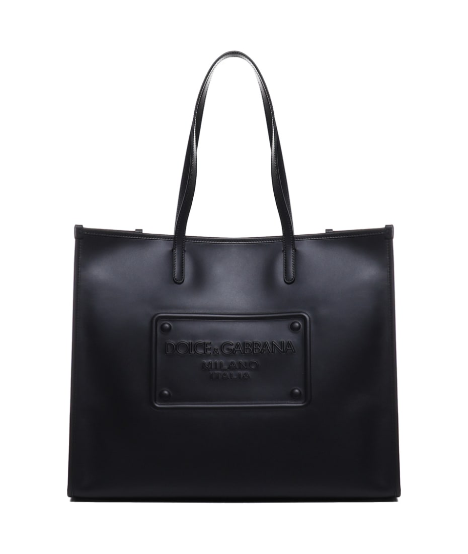 Dolce & Gabbana Luxury Elba Calfskin Tote Bag