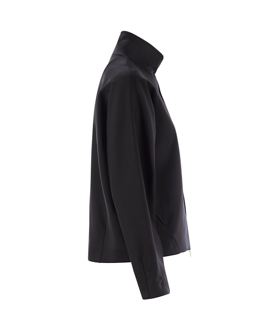 Max Mara 'plava' Black Polyamide Blend Sweatshirt | italist