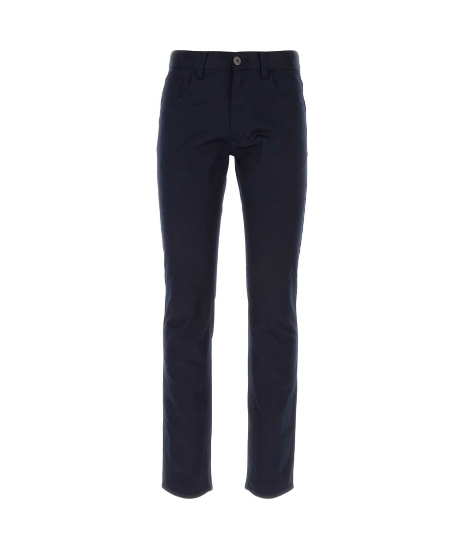 Prada Dark Blue Drill Chino Pant | italist