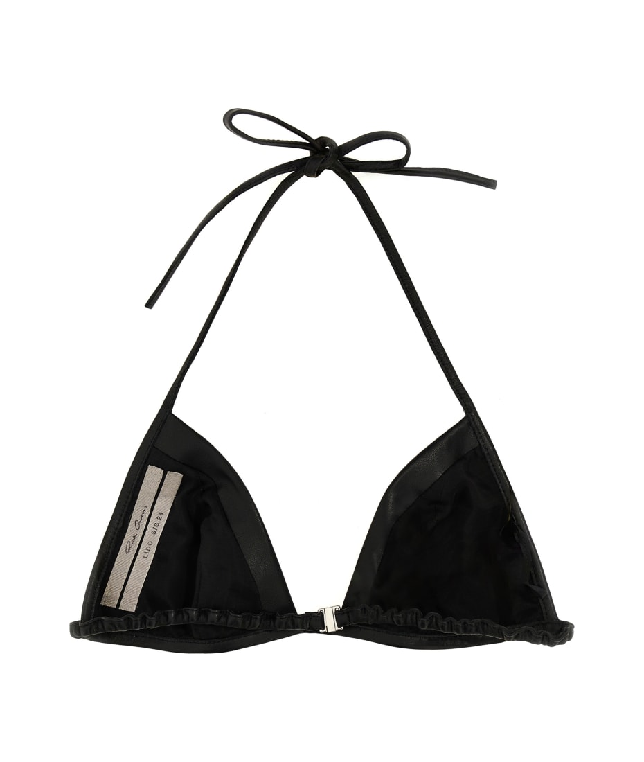 【正規店出品】RICK OWENS WOMEN RO01E7091 LBY LEATHER BRA RICK OWENS - TOPS - Rick Owens