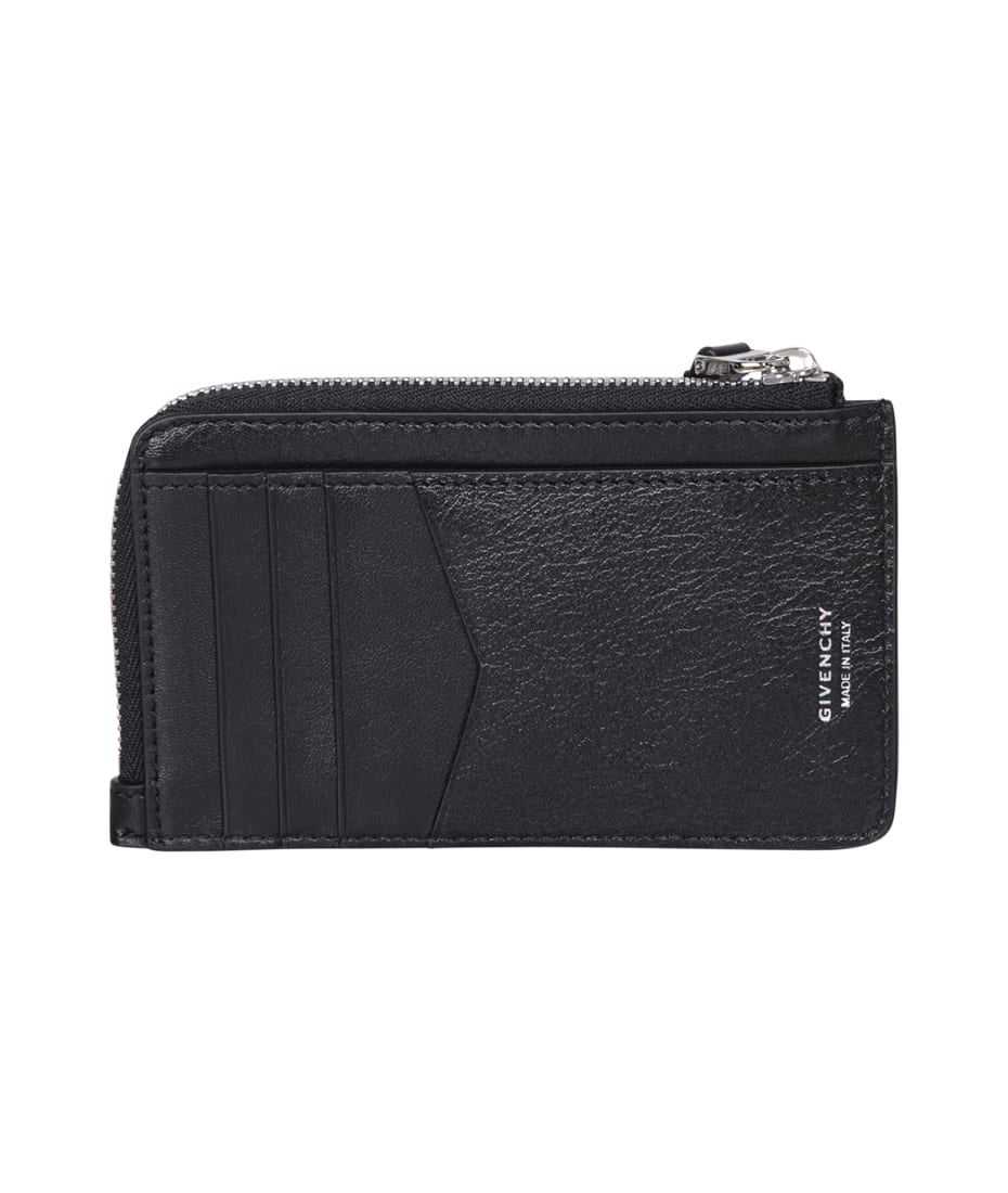 ★GIVENCHY★24FW★ Zipper Card Holder Black BB60LSB1Q7001 ☆GIVENCHY☆24FW☆ Zipper Card Holder Black BB60LSB1Q7001