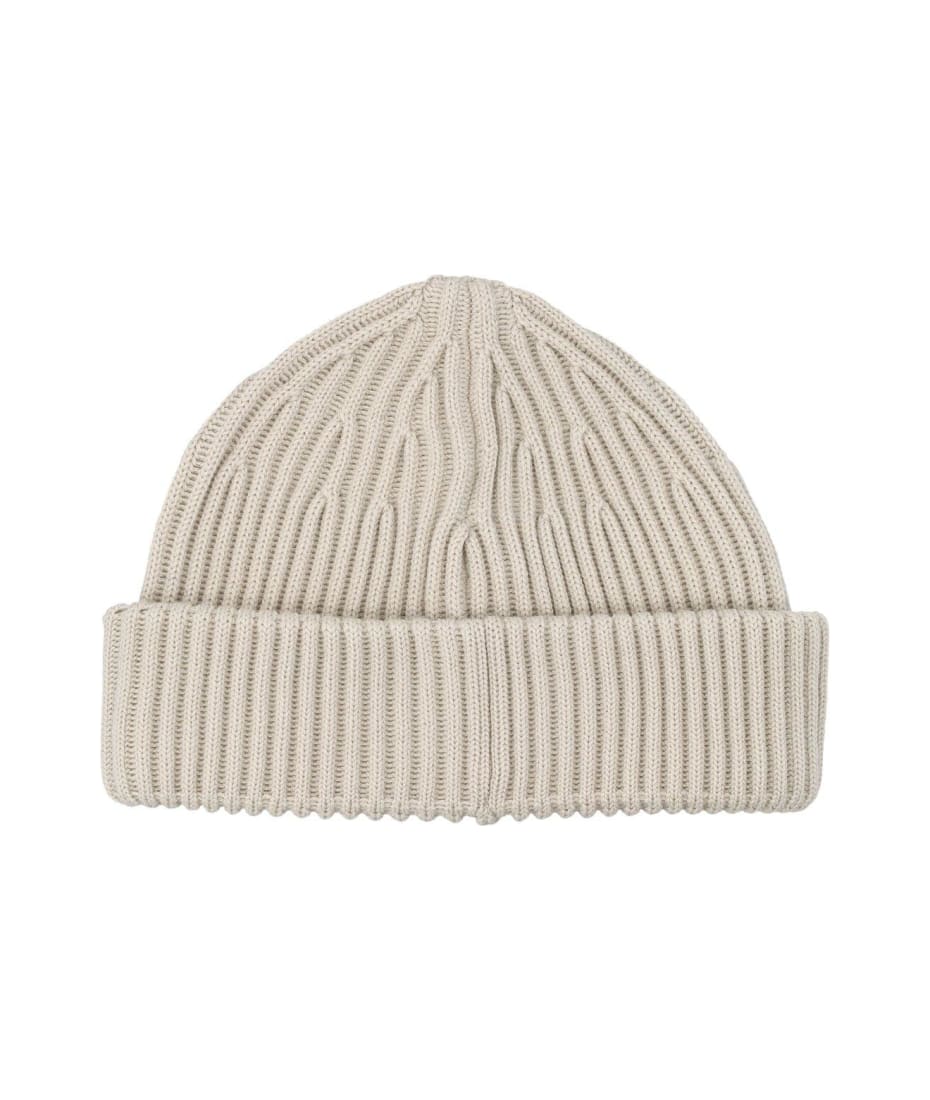 Stone Island Men's Patch Ribbed-Knit Beanie