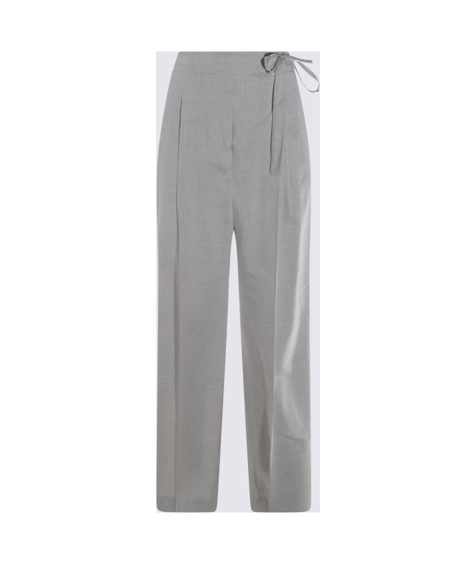 パンツ ELEVENTY GREY LINEN AND WOOL PANTS Eleventy Grey Linen And Wool Pants | italist