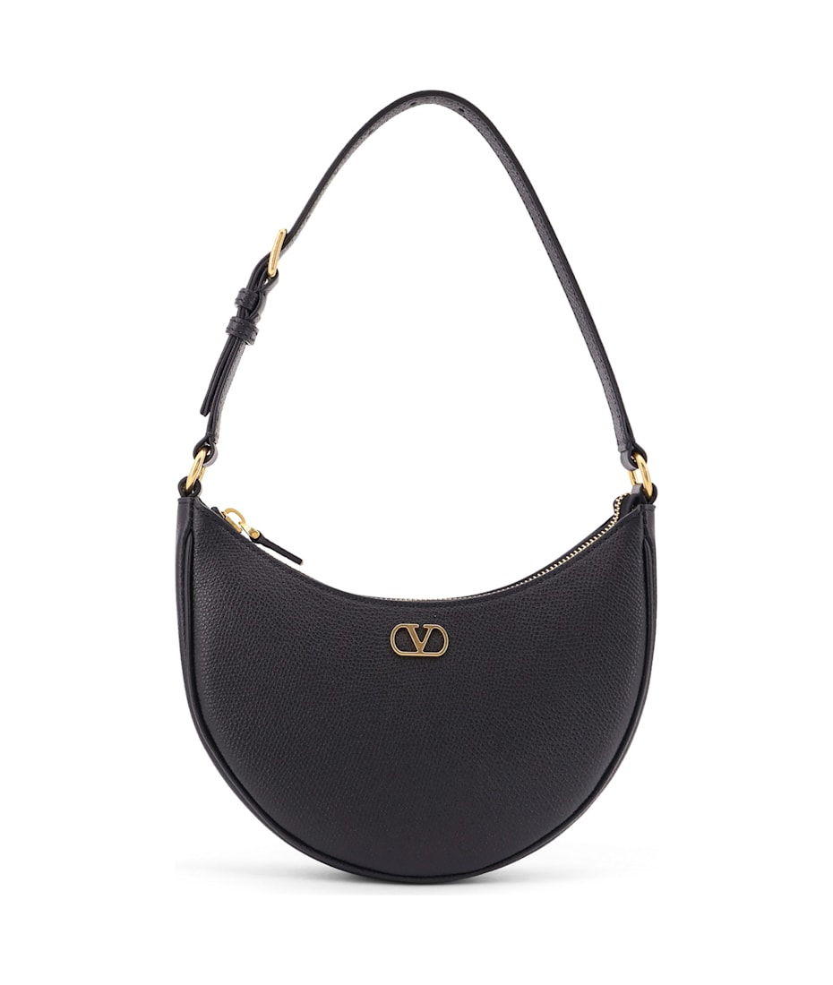 Valentino Garavani Vlogo Signature Leather Shoulder Bag