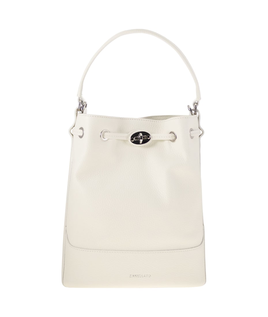 トートバッグ ZANELLATO SS25 MONDA' - Leather bucket bag (068980 Z1190) Zanellato Monda' - Leather Bucket Bag | italist