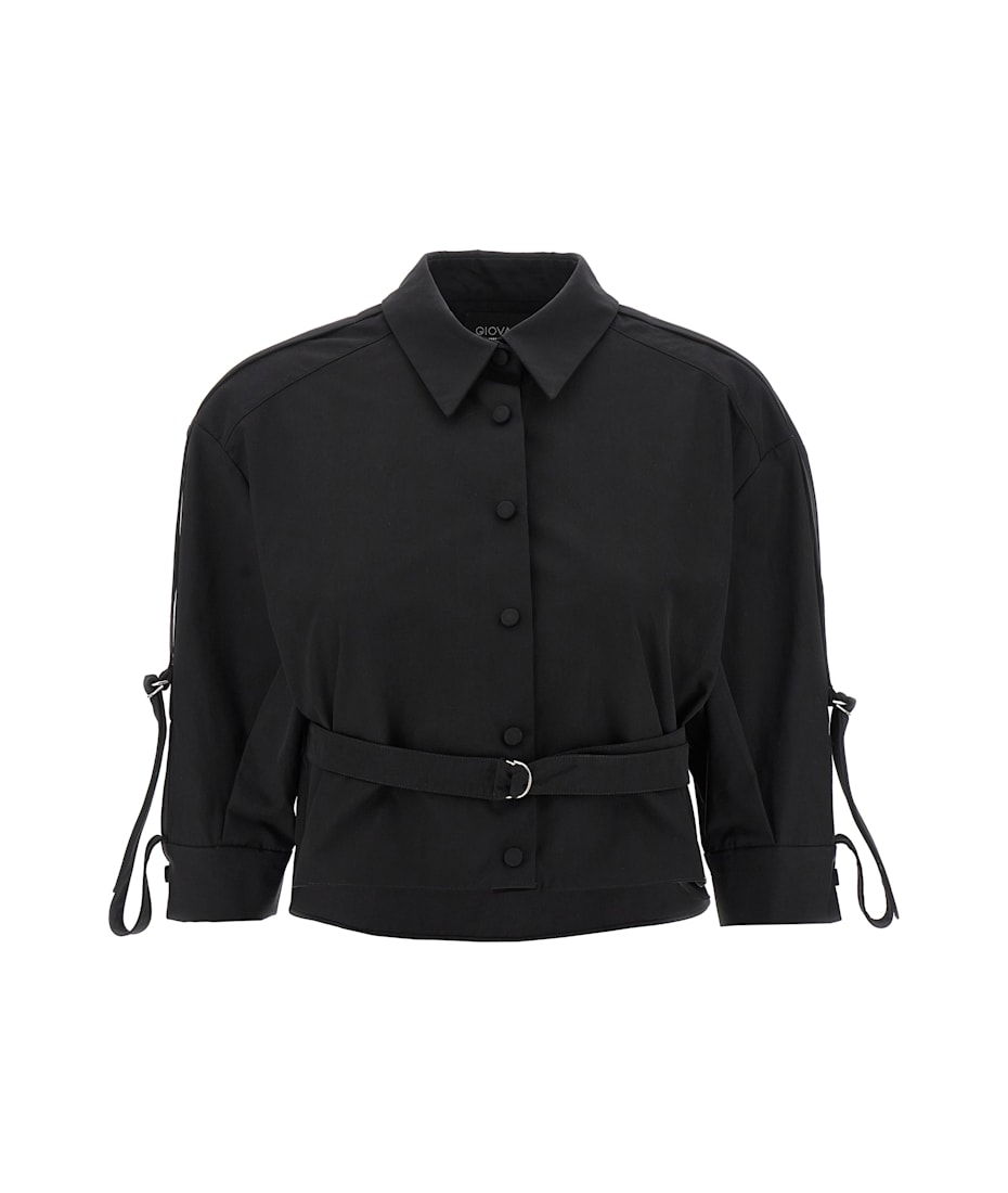 Tシャツ・カットソー GIOVANNI BEDIN SS25 CROPPED SHIRT (GB25 068 CROPPED WHITE) Giovanni bedin Cropped shirt available on julian-fashion.com