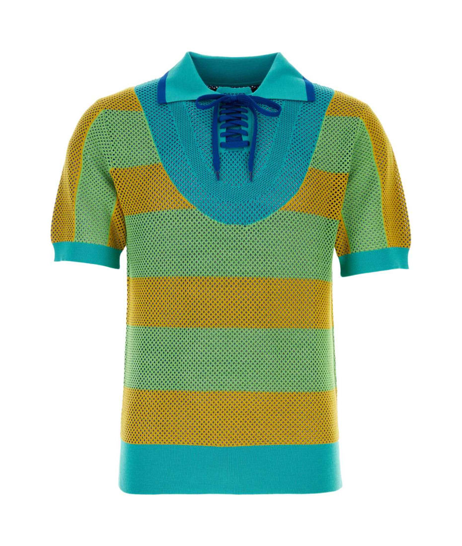 Tシャツ・カットソー BOTTER SS23 Multicolor mesh polo shirt (7026K012 STRIPE) Botter Multicolor Mesh Polo Shirt | italist