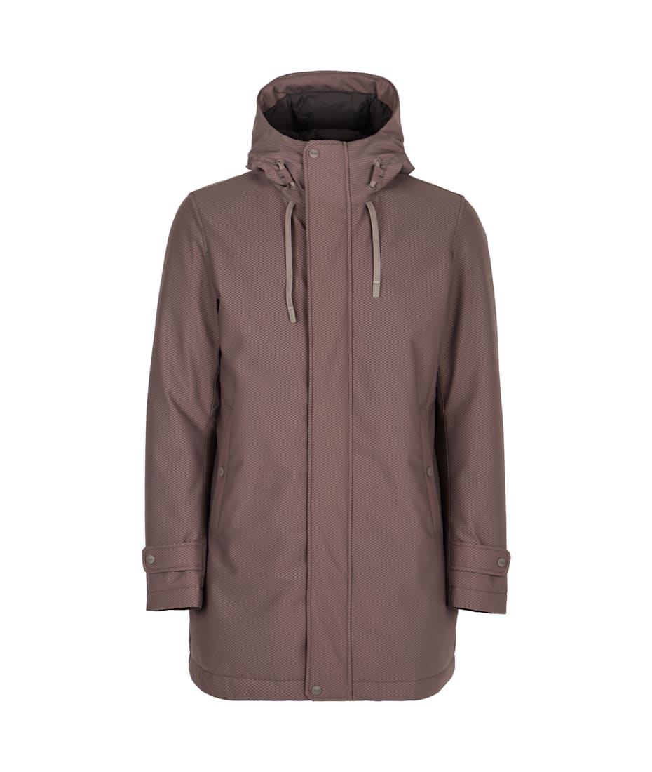 パーカー・フーディ HERNO Hooded parka in technical fabric Herno Hooded Parka In Technical Fabric | ModeSens
