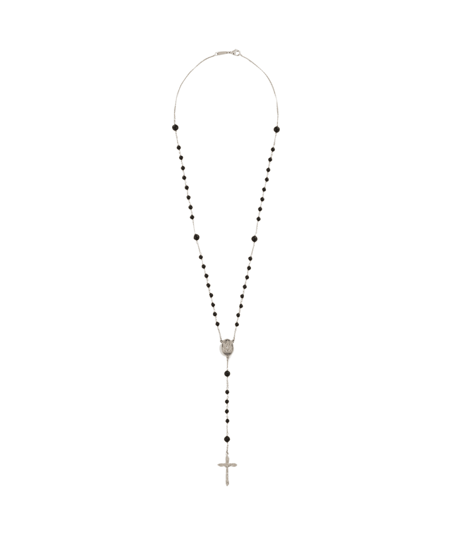 dolce zipped & Gabbana Ремни Rosary Necklace - Silver