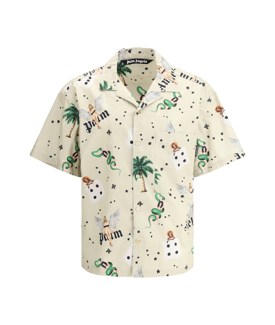 Palm Angels Pin Up Bowling Shirt | italist