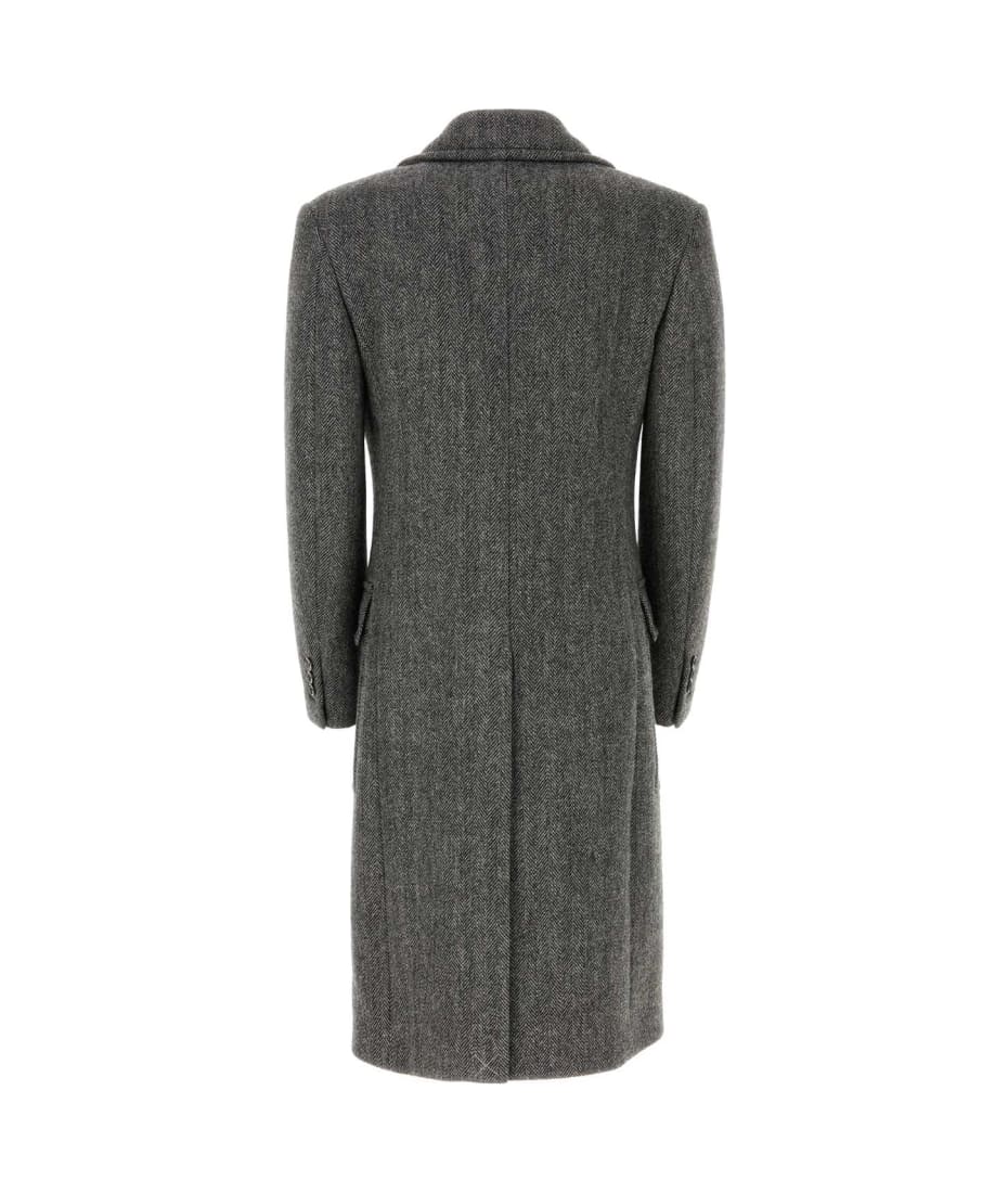 コート BOTTEGA VENETA Embroidered Stretch Wool Blend Coat Bottega Veneta Embroidered Wool Coat | italist