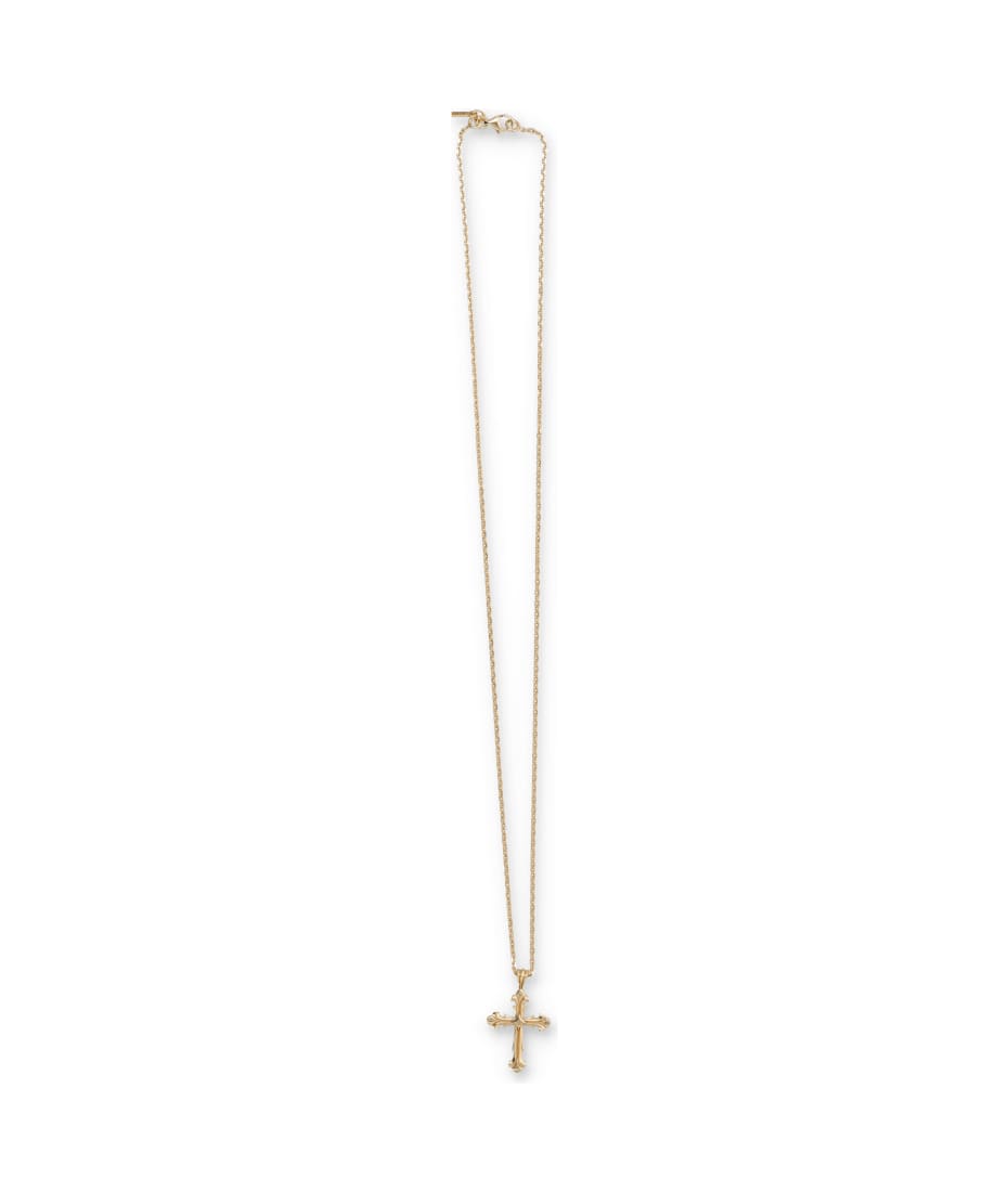 Emanuele Bicocchi Cross Pendant Necklace - Gold