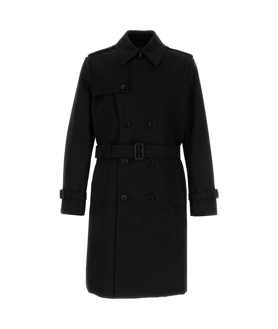 トレンチコート BURBERRY Black Gabardine Trench Coat Burberry Black Gabardine Trench Coat | italist