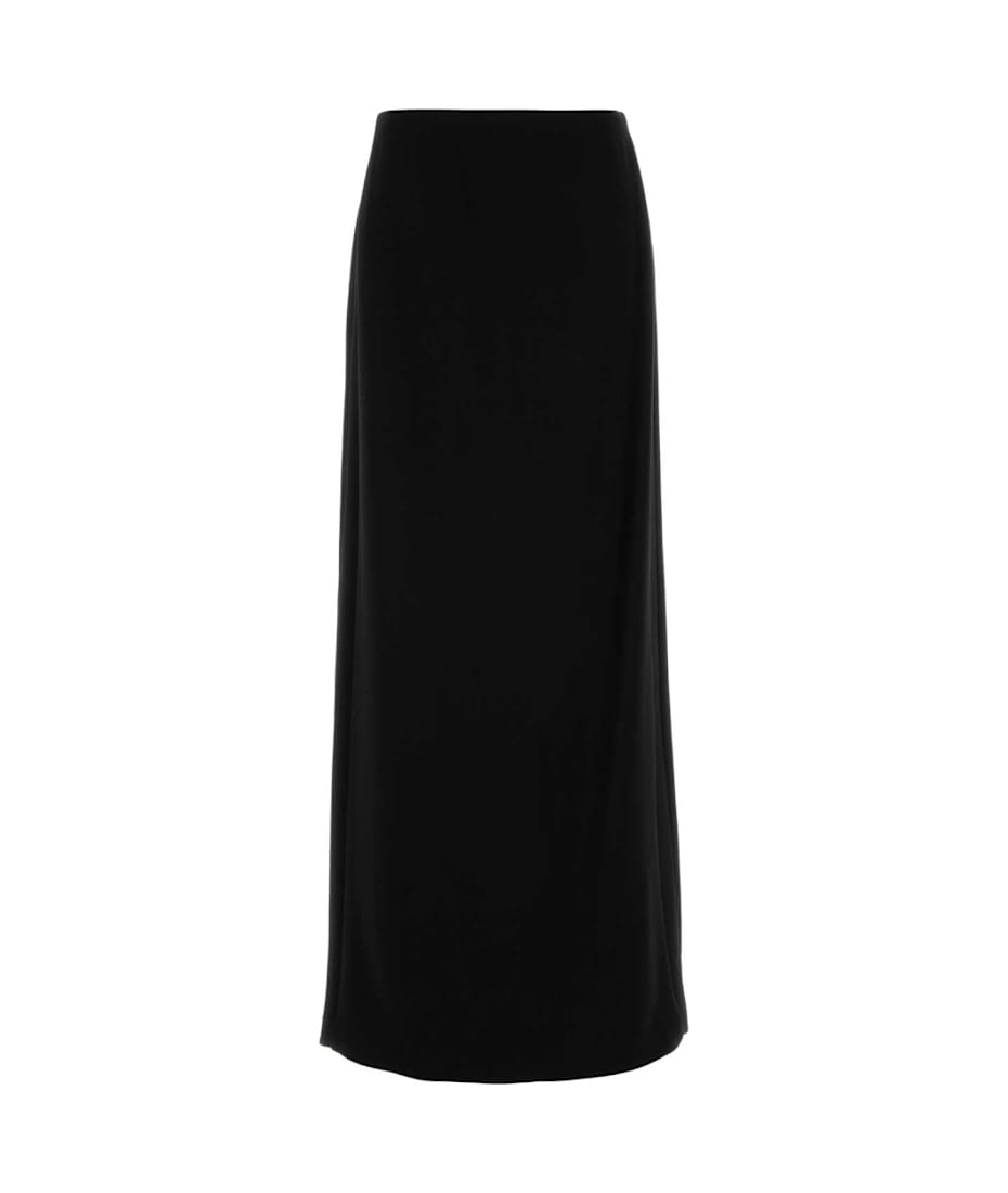 Fendi Black Stretch Cady Skirt | italist