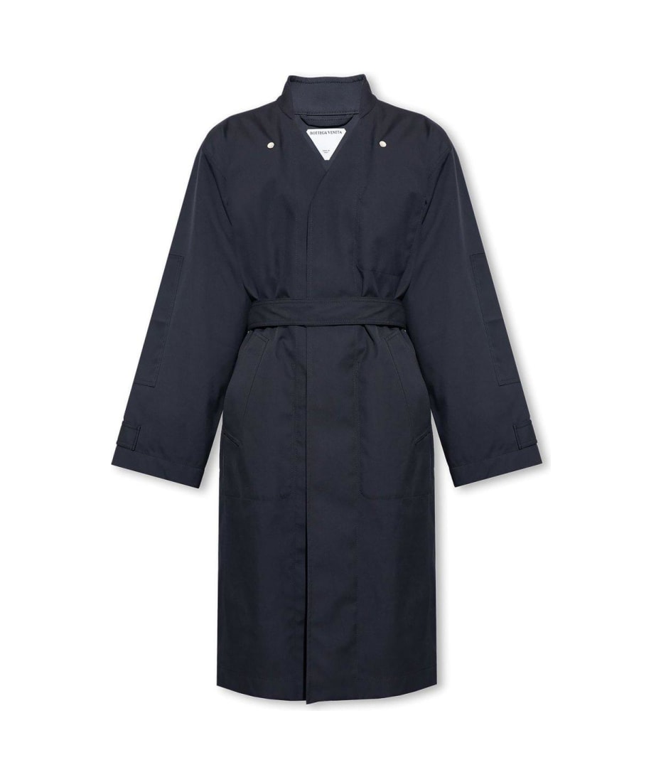 BOTTEGA VENETA Bonded Wool Zip Up Jacket