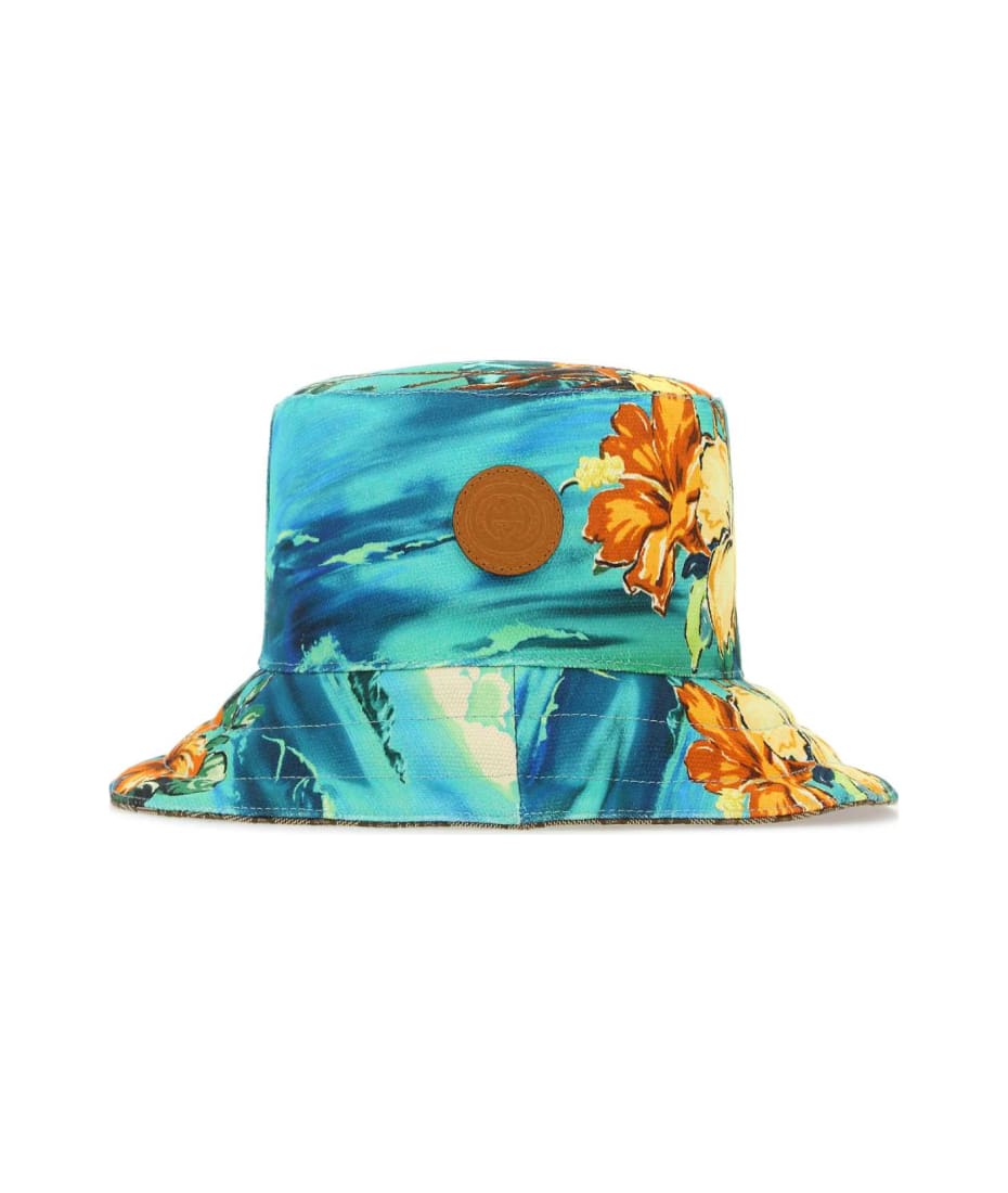 ハット GUCCI Printed Cotton Blend Hat Gucci Printed Cotton Blend Hat | italist