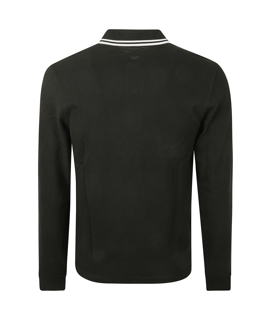 【FRED PERRY】Ls Twin Tipped Polo Shirt Fred Perry Twin Tipped Polo Black / White – DeadRockers