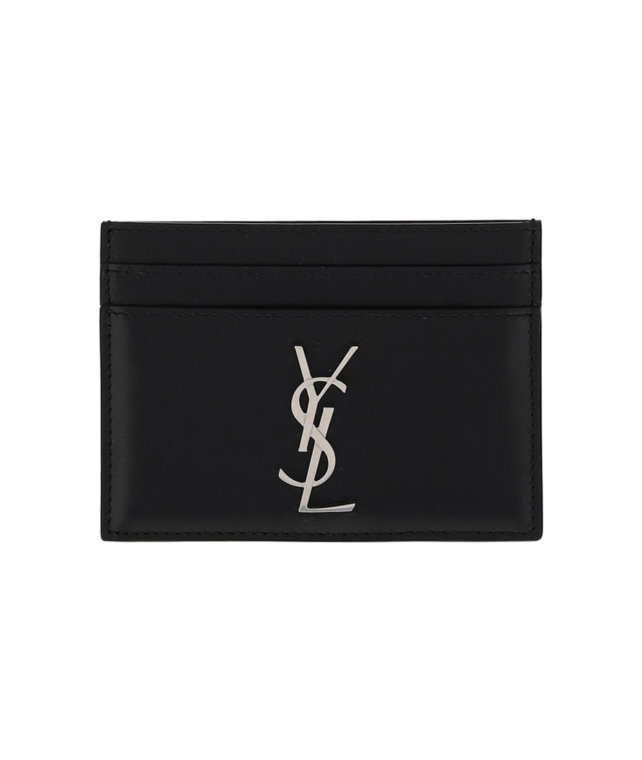 送料関税込■Saint Laurent■Voltaire Cassandre カードホルダー SAINT LAURENT Voltaire Cassandre Leather Card Holder in