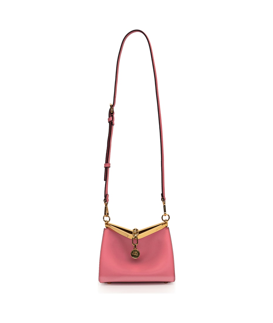 Etro Women's Vela Bag in Leather - Pink - Shoulder Bags