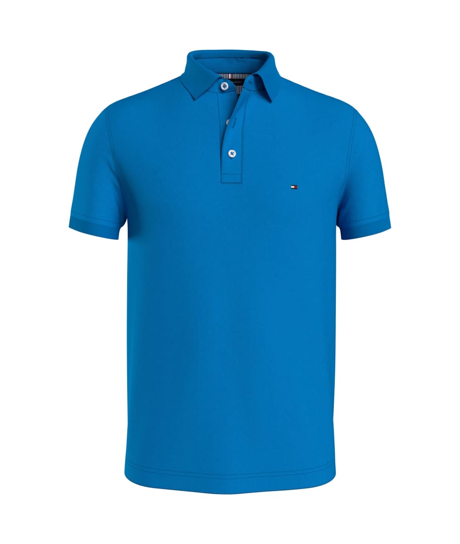 Tommy Hilfiger Blue Polo With Mini Logo italist, ALWAYS LIKE A