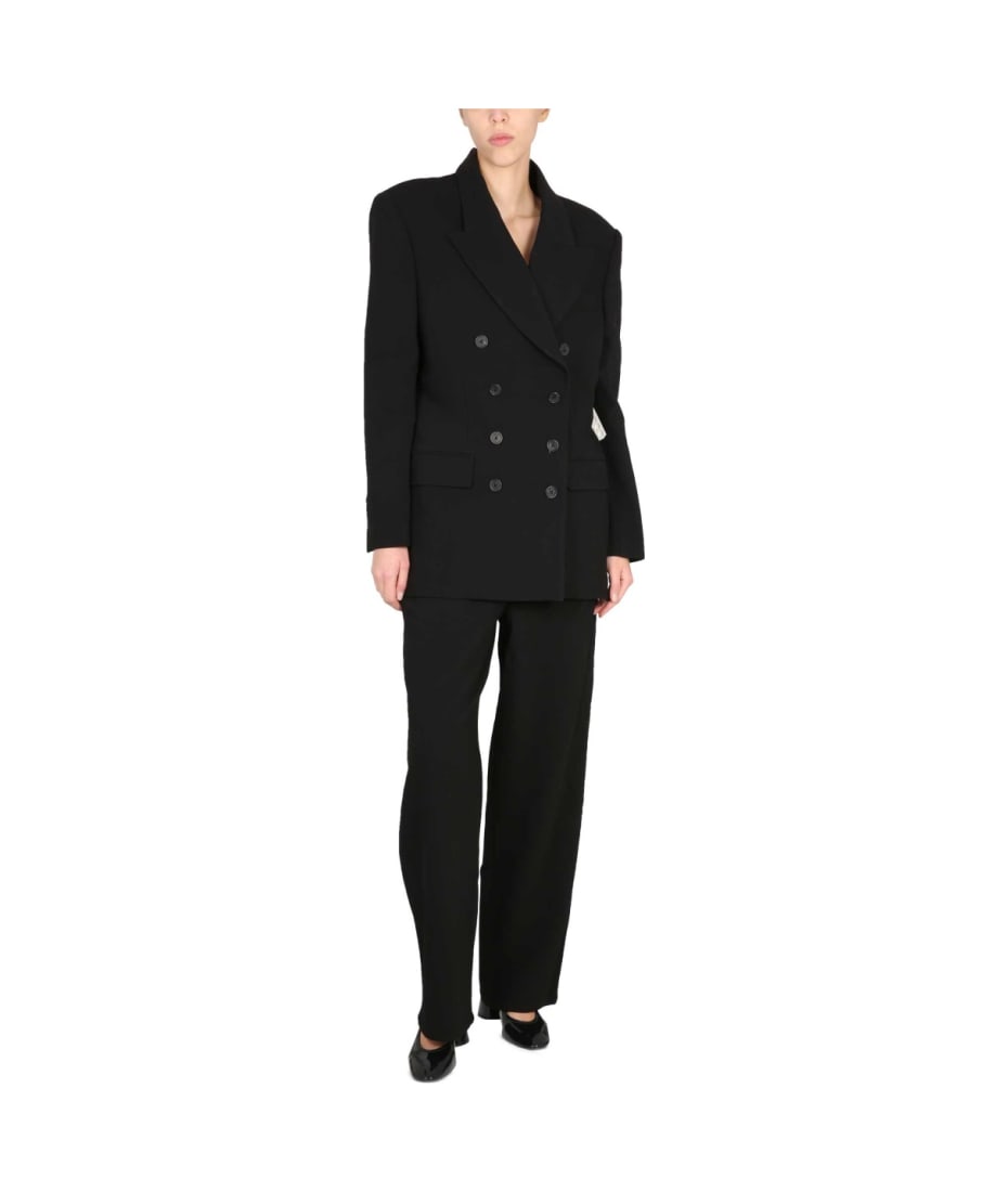 ジャケット KHAITE FW22 \"THE TANNER\" JACKET (6079552_W552200) BLACK Khaite THE TANNER JACKET (6079552) – LOZURI®