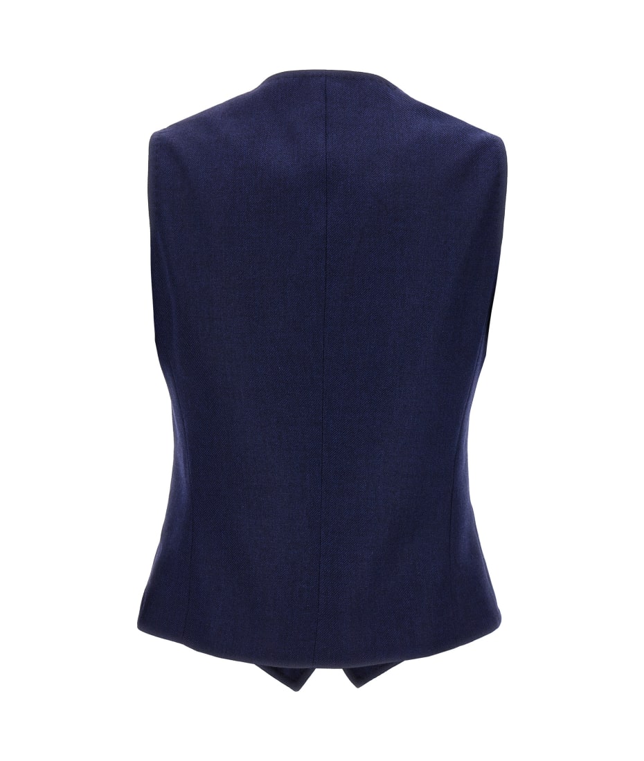 ベスト・ジレ Kiton FW23 Silk cashmere vest (D47456K0908B 02) Kiton Silk Cashmere Vest | italist