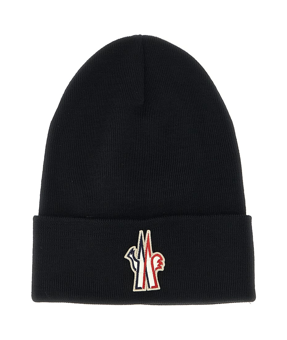 Moncler Grenoble Logo Patch Beanie | italist