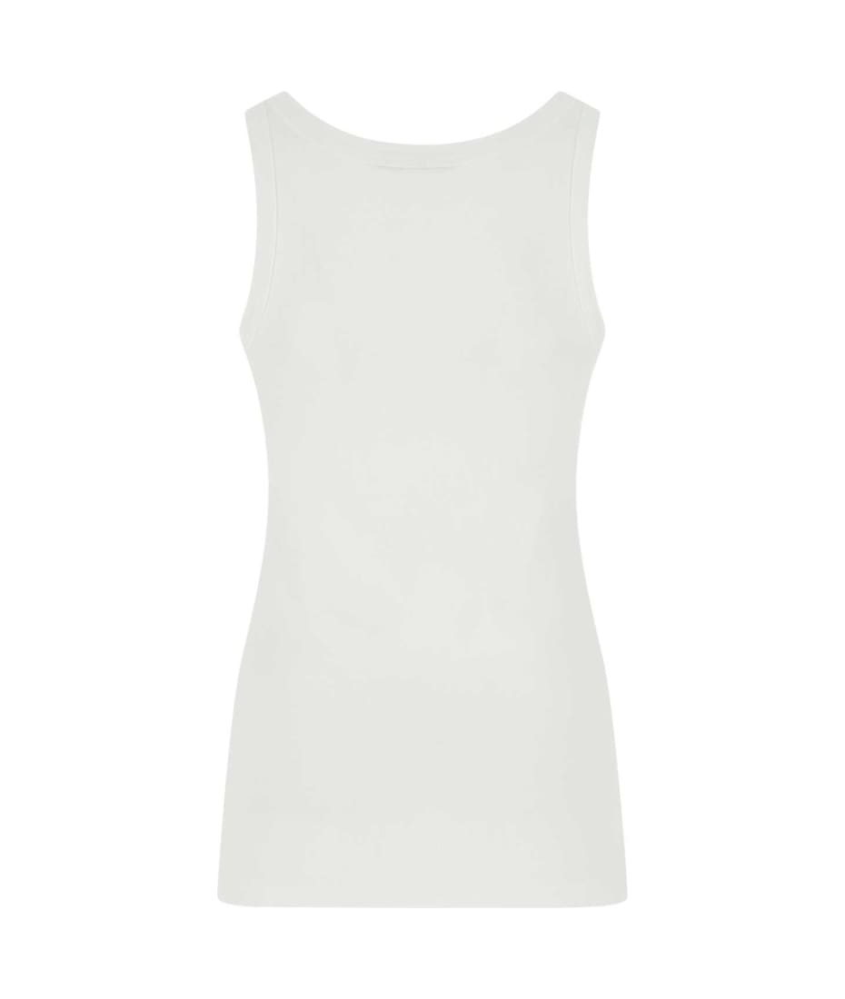 【送料&関税込】Prada White Cotton Tank Top Prada White Cotton Tank Top | italist