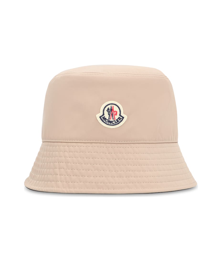 ハット MONCLER Logo bucket hat Beige K10933B000255983X Moncler Reversible Bucket Hat | italist