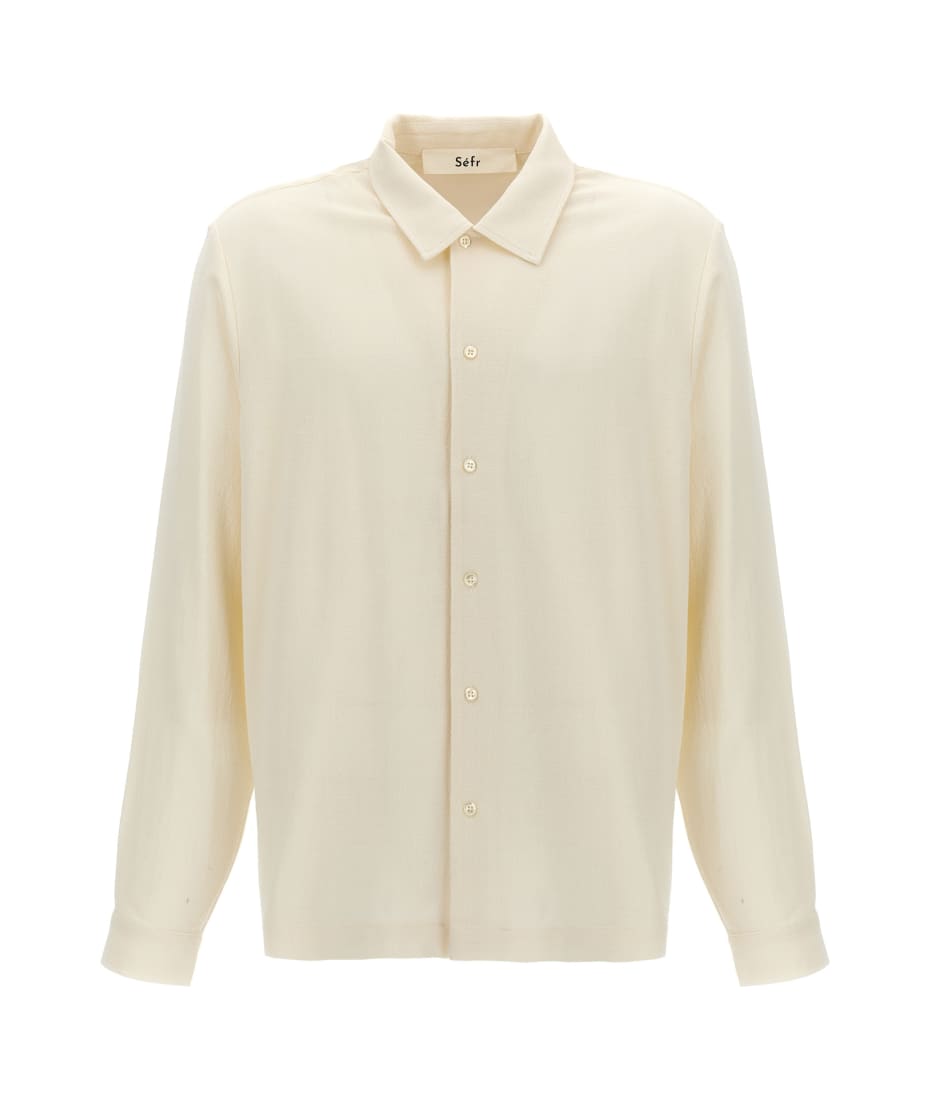 Tシャツ・カットソー Sefr FW24 'Sense' shirt (SS24SENSE OFFWHITECREPE) Séfr 'sense' Shirt | italist