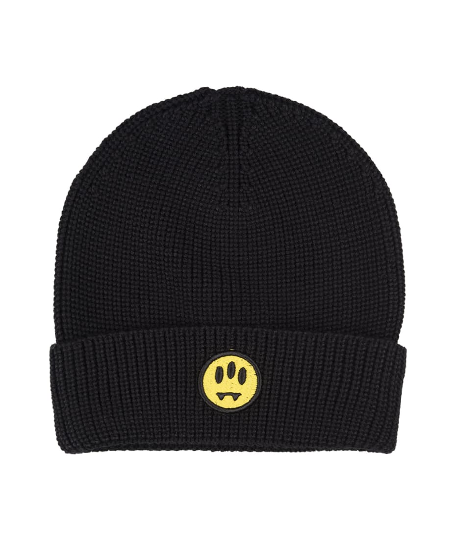 帽子 rosarymoon  Bucktail Knit Beanie  black Ribbed Beanie - Black | Fashion Nova