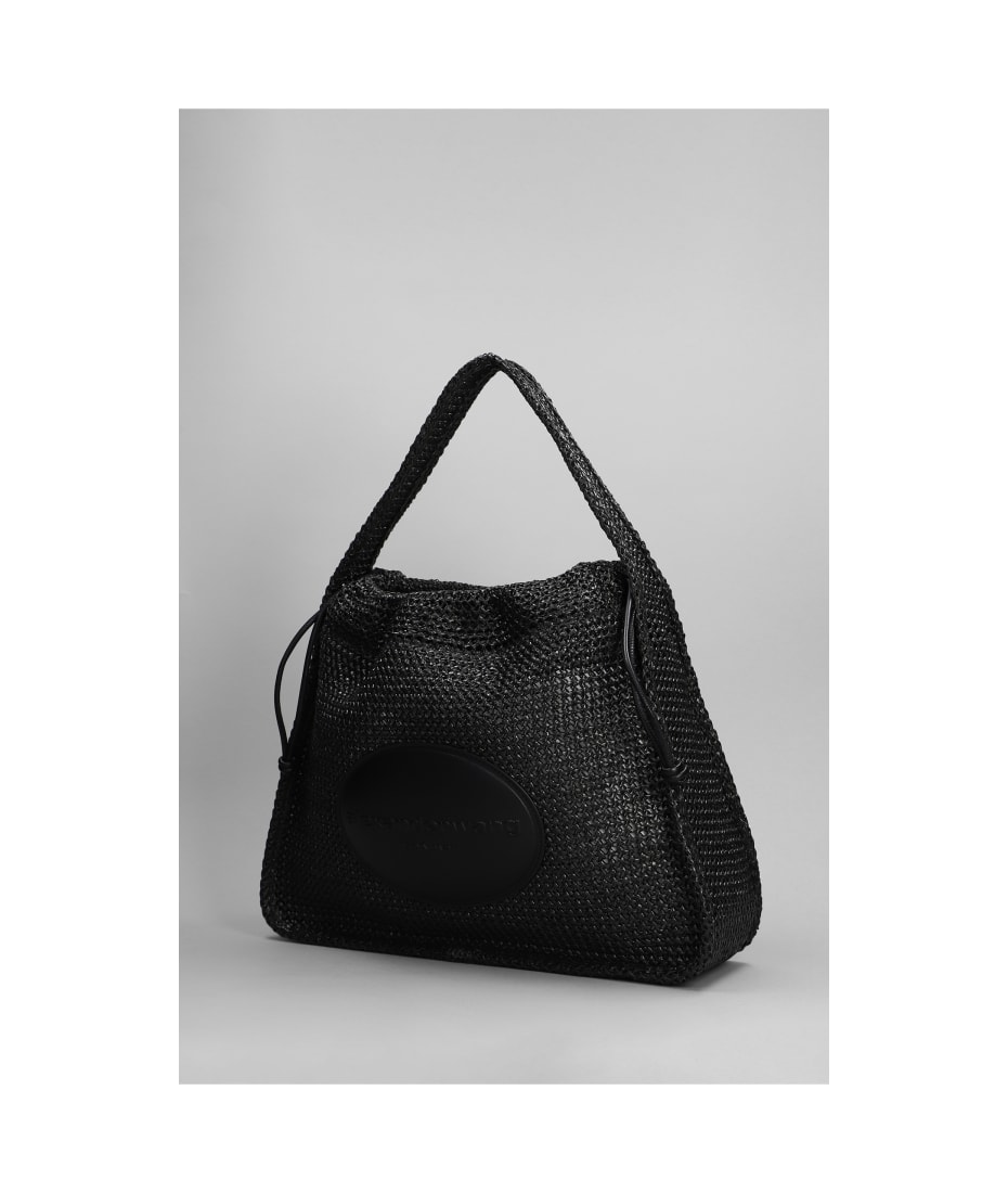 Alexander Wang Ryan Hand Bag In Black Raffia | italist