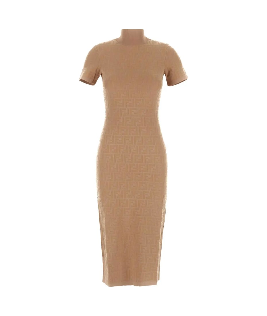 FENDI｜DRESSES (FF viscose dress (FZDB86 AQ41 F0YD2)) FZDB85AQ41F0GME_02?wid=2000&