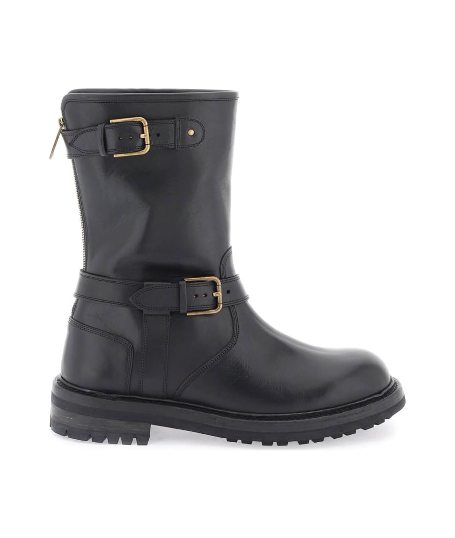 Biker deals boots neri